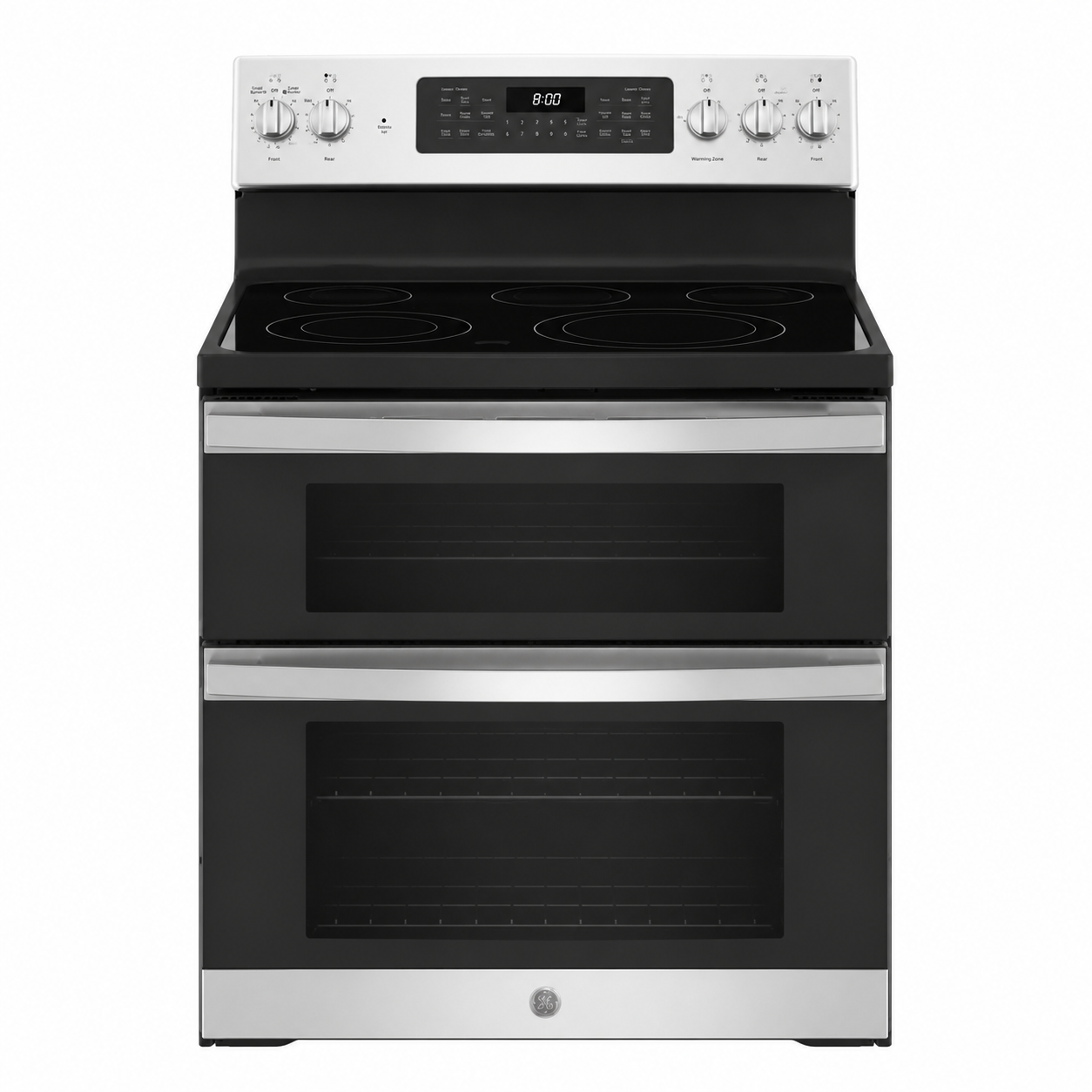 Double Oven Convection Range with No-Preheat Air Fry