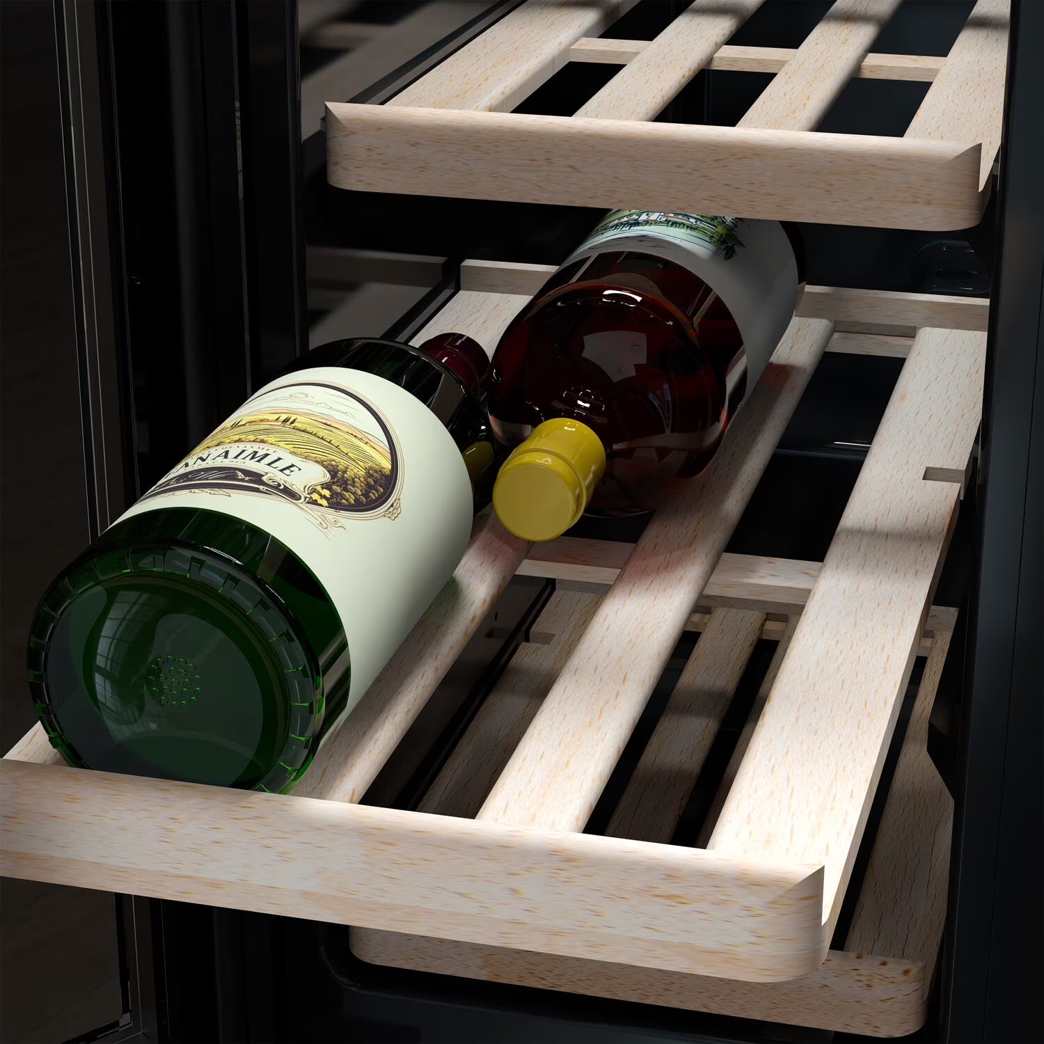 20-Bottle and 78-Can Dual-Zone Wine and Beverage Refrigerator