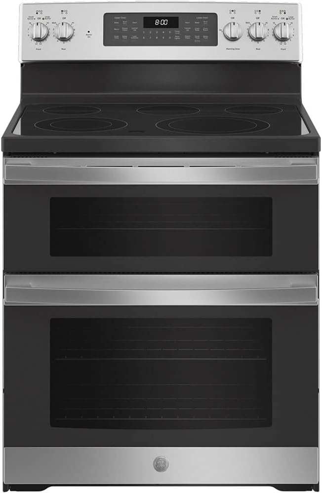 Double Oven Convection Range with No-Preheat Air Fry