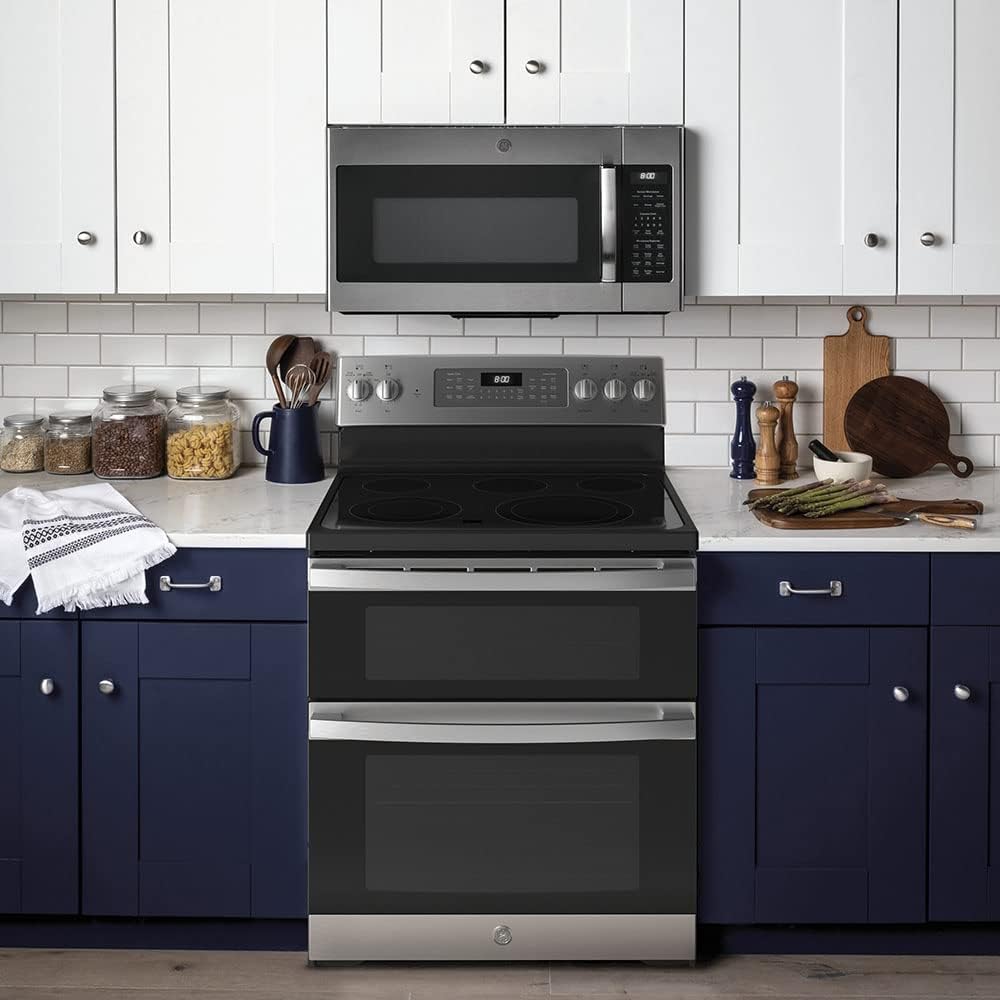 Double Oven Convection Range with No-Preheat Air Fry